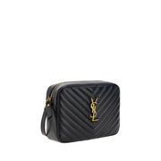 Saint Laurent Black Calf Leather Bos Taurus Shoulder Bag