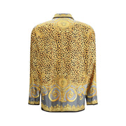 Versace Multicolor Silk Pattern Shirt