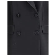 Dolce & Gabbana Black Fleece Wool Blazer