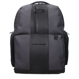 Piquadro Gray Nylon Backpack