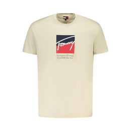 Tommy Hilfiger Beige Cotton T-Shirt