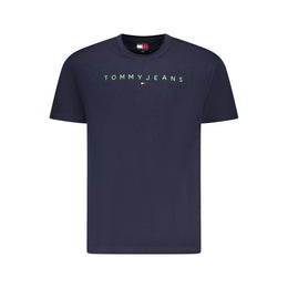 Tommy Hilfiger Blue Cotton Men T-Shirt