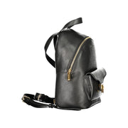 Coccinelle Black Leather Backpack