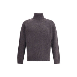 Brooksfield Multicolor Fleece Wool Turtleneck