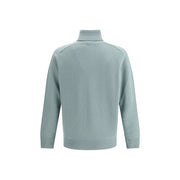 Brooksfield Green Fleece Wool Turtleneck