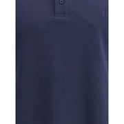 Saint Laurent Blue Cotton Polo Shirt