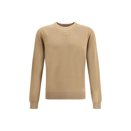 Fendi Beige Fleece Wool Sweatshirt