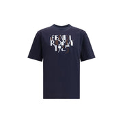 Fendi Blue Cotton T-Shirt