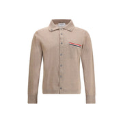 Thom Browne Beige Fleece Wool Cardigan