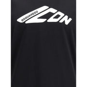 Dsquared² Black Cotton T-Shirt