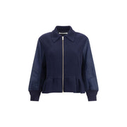 Undercover Blue Wool Bomber