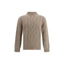 Brooksfield Beige Wool Sweatshirt
