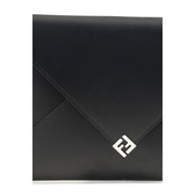 Fendi Black Leather Clutch Bag