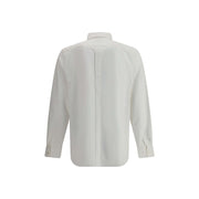 Saint Laurent White Cotton Dress Shirt