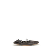 The Row Black Lamb Ovis Aries Aries Ballet Flats