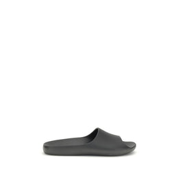 The Row Black Rubber Slippers