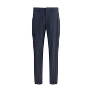 Etro Blue Wool Cargo Pants
