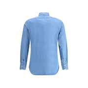 Finamore Blue Denim Shirt
