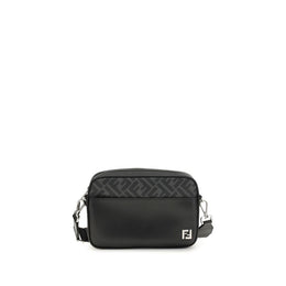 Fendi Black Leather Shoulder Bag