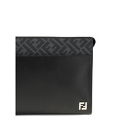 Fendi Black Leather Clutch Bag