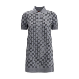 Gucci Gray Wool Casual Dress