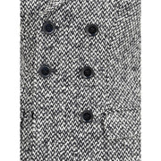 Dolce & Gabbana Gray Fleece Wool Blazer