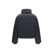 Ami Paris Black Polyamide Full-Length Jacket