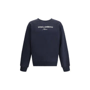 Dolce & Gabbana Blue Cotton Sweatshirt