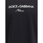 Dolce & Gabbana Black Cotton T-Shirt