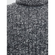 Dolce & Gabbana Gray Fleece Wool Turtleneck
