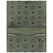MCM Green Fabric Backpack