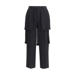 Undercover Black Acetate Casual Pants