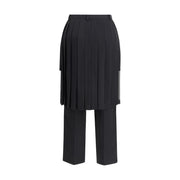 Undercover Black Acetate Casual Pants