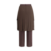 Undercover Brown Acetate Casual Pants