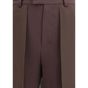 Undercover Brown Acetate Casual Pants
