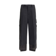 Undercover Black Polyester Cargo Pants