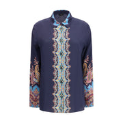 Etro Multicolor Silk Pattern Shirt