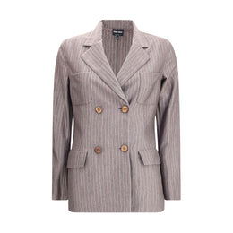Giorgio Armani Brown Cashmere Blazer