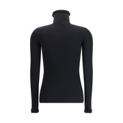 Valentino Black Fleece Wool Sweatshirt