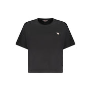 Guess Jeans Black Cotton T-Shirt