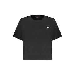 Guess Jeans Black Cotton T-Shirt