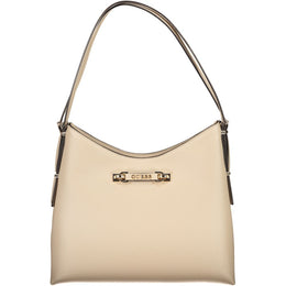 Guess Jeans Beige Polyethylene Handbag