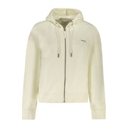 Pepe Jeans White Cotton Women Hoodie