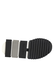 Dolce & Gabbana Black White Slip On Sorrento Sneakers Shoes
