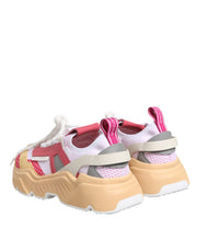 Dolce & Gabbana Multicolor Leather Daymaster Low Top Sneakers Shoes