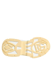 Dolce & Gabbana Multicolor Leather Airmaster Low Top Sneakers Shoes