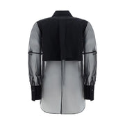 Brunello Cucinelli Black Cotton Pattern Shirt