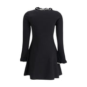 Valentino Black Viscose Casual Dress