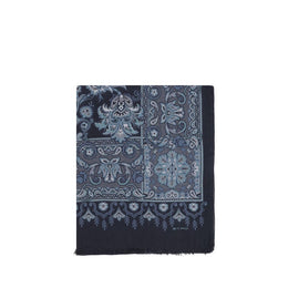 Etro Blue Modal Scarf