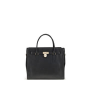 Michael Kors Black Calf Leather Bos Taurus Shoulder Bag